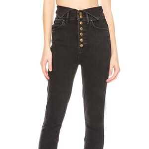 Mother denim button up jean